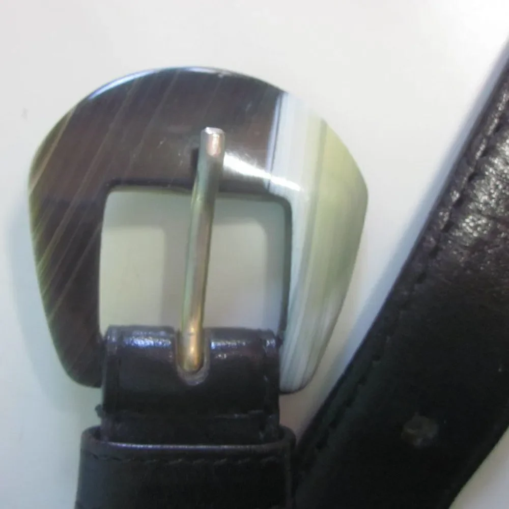 Vintage Italian Leather Belt  25